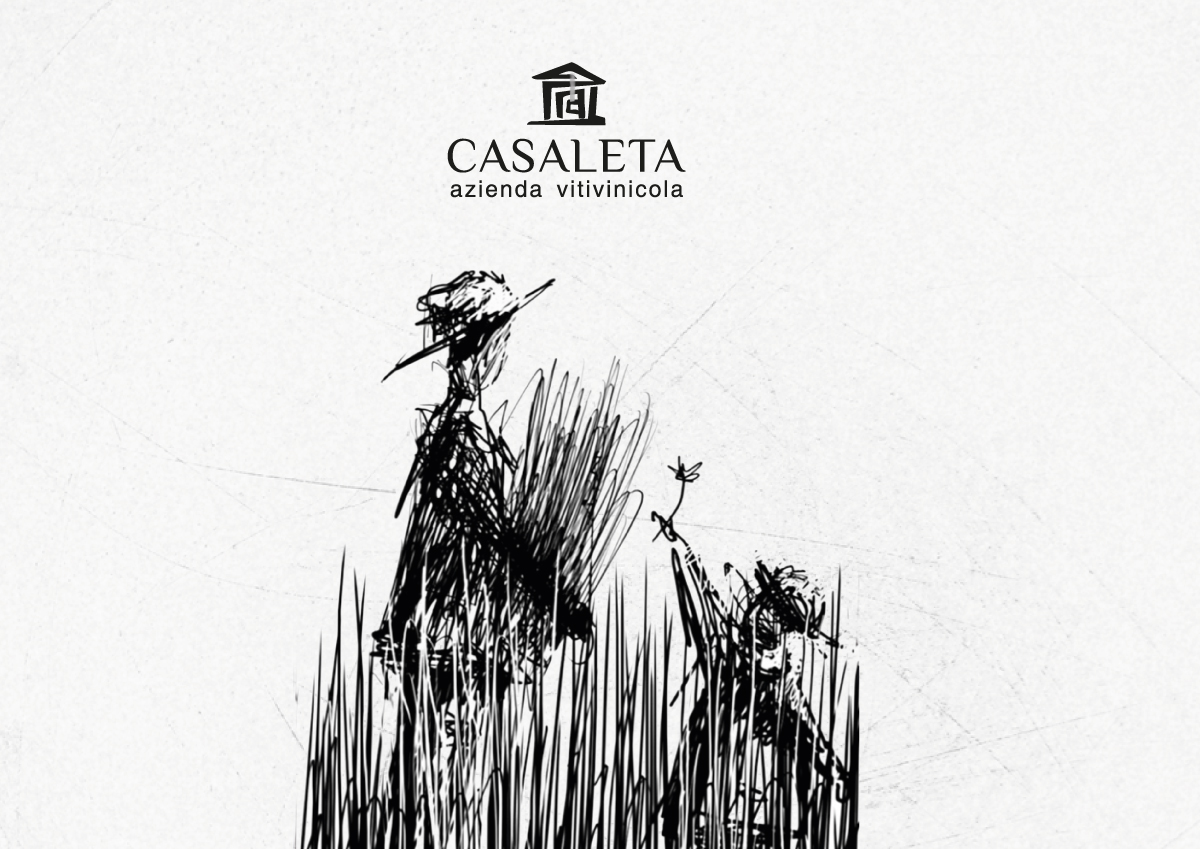 Il vignaiolo Casaleta tra i filari